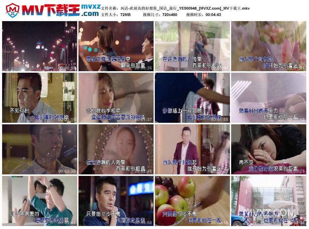 风语-此刻真的好想你_国语_流行_YE500948